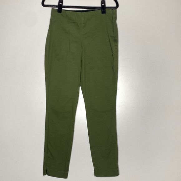 Old Navy Wow Green High-Waisted Super Skinny Ankle Pants Women's Size 2 - Picture 7 of 7